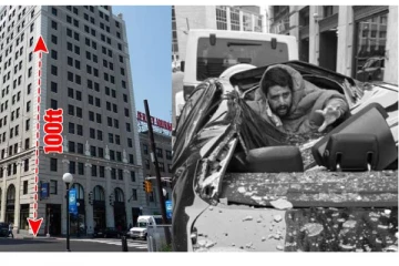 9-வது மாடியில் இருந்து தற்கொலைக்காக குதித்த நபருக்கு நேர்ந்த நிலை! வைரலாகும் பரிதாப காட்சி: Warning Video