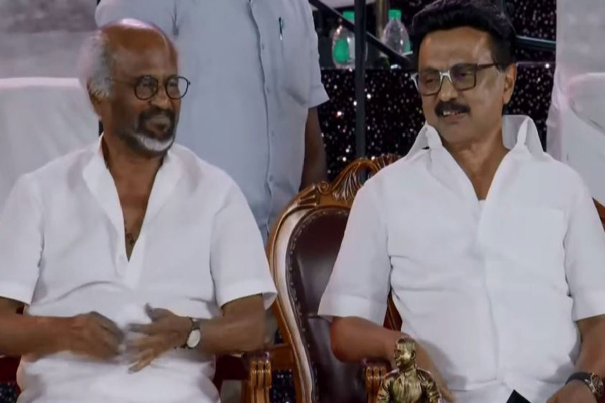 விஜய் பதவியேற்பு; ஸ்டாலினை திடீரென சந்தித்த நடிகர் ரஜினி; ஆறுதல் கூறவா! | Vijay Assumes Office Actor Rajini Meets Stalin