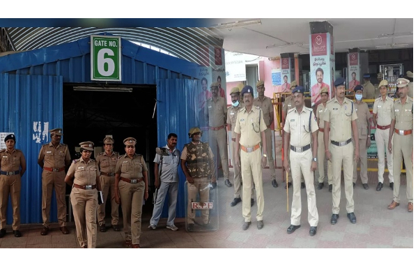 சென்னையில் அக்னிபத் போராட்ட பதற்றம்... - ரயில் நிலையங்களில் பலத்த போலீஸ் பாதுகாப்பு - தமிழ்நாடு