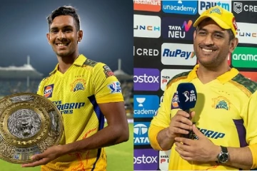 தோனி தான் அதை எனக்கு கற்றுக் கொடுத்தார்: இலங்கை பந்துவீச்சாளர் மதிசா பதிரானா நெகிழ்ச்சி