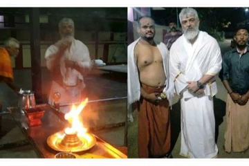 கேரள கோவிலில் சாமி தரிசனம் செய்த நடிகர் அஜித் - இணையத்தில் வைரலாகும் புகைப்படங்கள்