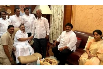 மு.க.அழகிரியுடன் நடிகர் பிரபு திடீர் சந்திப்பு - என்ன காரணம்!