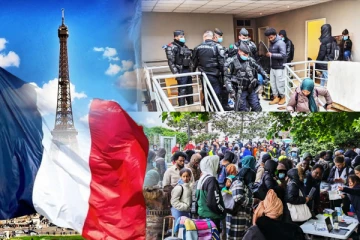 பாரிஸ் கட்டடம் ஒன்றில் திடீர் சுற்றிவளைப்பு: நூற்றுக்கணக்கான புலம்பெயர்ந்தவர்கள் வெளியேற்றம்