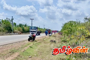 கனகராயன் குளத்தில் துவிச்சக்கர வண்டியில் சென்றவரை மோதிய கென்ரர் வாகனம்; ஒருவர் பலி!