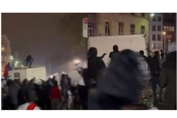 உலக கோப்பை கால்பந்து : பெல்ஜியத்தில் கால்பந்து ரசிகர்கள் வன்முறை - பரபரப்பு சம்பவம்