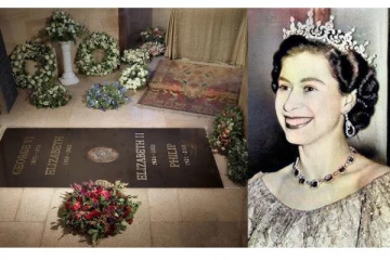 மறைந்த எலிசபெத் மகாராணியாரின் நினைவிடத்தில் இளவரசர் ஹரி