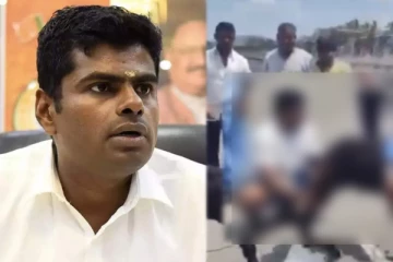 ஆட்டுக் குட்டி கழுத்தில் அண்ணாமலை புகைப்படம் - நடுரோட்டில் பயங்கர சம்பவம்!