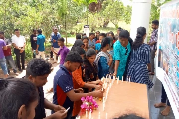கிழக்கு பல்கலைக்கழகத்தில் உணர்வெழுச்சியுடன் முன்னெடுக்கப்பட்ட நினைவேந்தல் நிகழ்வு (படங்கள்)