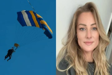 பாரசூட்டை திறக்காமல் 10,000 அடி உயரத்தில் இருந்து குதித்த பெண் - விசாரணையில் வெளியான காரணம்