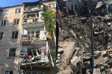 உக்ரைனில் குடியிருப்பு கட்டிடம் மீது ரஷ்யா ஏவுகணை தாக்குதல் : 21 பேர் பலி