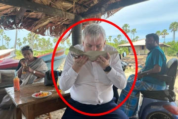 யாழ்ப்பாண கூழை சுவைத்துக் குடித்த பிரித்தானிய உயர்ஸ்தானிகர் !