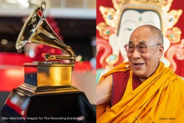 உலகின் மிக உயரிய இசை விருதை 90 வயதில் பெற்ற தலாய் லாமா: பணிவுடன் ஏற்பதாக உருக்கம்