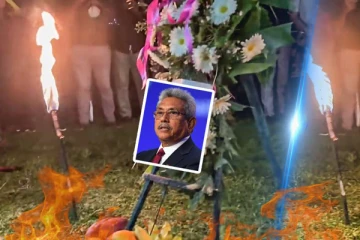 கோட்டாபயவிற்கு எதிராக சூனியம் வைத்த ஆர்ப்பாட்டக்காரர்கள் (Video)