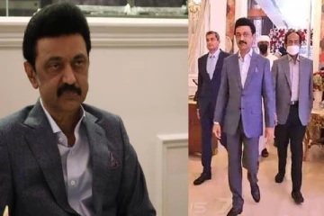 "கெத்தா நடந்து வர்றார்” - துபாயில் கோட் சூட்டில் மாஸ் காட்டும் மு.க.ஸ்டாலின்