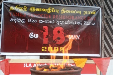 தமிழர் தாயகமெங்கும் உணர்வு பூர்வமாக இடம்பெறும் முள்ளிவாய்க்கால் நினைவேந்தல் நிகழ்வு