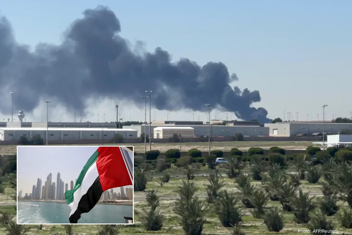 போர் நிறுத்தம் அறிவிக்கப்பட்ட சில மணி நேரத்தில்.,ஐக்கிய அரபு அமீரகம் மீது ஏவுகணை தாக்குதல் | Iran Attack Use After Truce Announcement