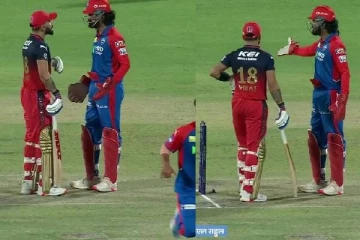 கேஎல் ராகுலுக்கு திருப்பிக்கொடுத்த கோலி; இது என் மைதானம் - வைரலாகும் வீடியோ