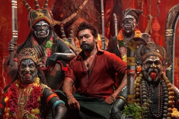 வில்லன் ஆர்.ஜே. பாலாஜி!! சூர்யா டபுள் ஆக்ஷன்? கருப்பு டீசரில் இத்தனை சர்ப்ரைஸா