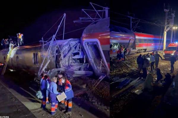 ஐரோப்பிய நாடொன்றில் தடம் புரண்ட இரண்டு அதிவேக ரயில்கள்... அதிகரிக்கும் இறப்பு எண்ணிக்கை | Two High Speed Trains Derail