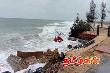 பருத்தித்துறையில் அதிகரிக்கும் கடல் கொந்தளிப்பு - பாதிப்புக்குள்ளான மக்கள்