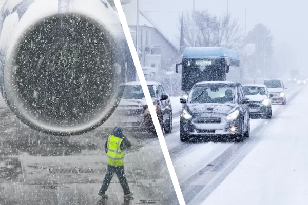 டென்மார்க் முழுதும் கடும் பனிப்பொழிவு; விமானங்கள் ரத்து | Heavy Snowfall Across Denmark Flights Cancelled