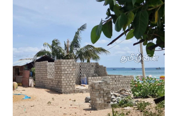 திருகோணமலை கரையோரத்தில் சட்ட விரோத கட்டிடம் | Illegal Building On The Trincomalee Coast