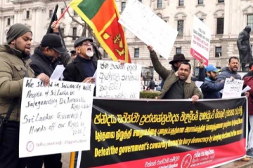 ශ්‍රී ලංකාවේ මැතිවරණ කල් දැමීම සම්බන්ධයෙන් එංගලන්තයෙන් කළ දේ..