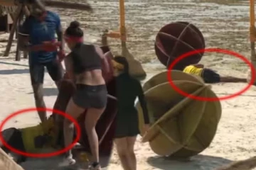 சர்வைவர் நிகழ்ச்சியில் விபத்தில் சிக்கிய போட்டியாளர்: சுருண்டு விழுந்து கிடந்த காட்சி