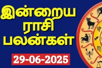 இன்றைய ராசி பலன்(29-06-2025)