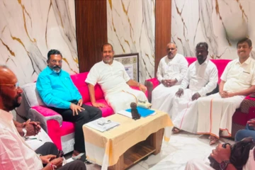 தொல். திருமாவளவனை சந்தித்த இலங்கை தமிழ் அரசியல் தலைமைகள்