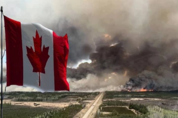 கனடாவில் பாரிய காட்டுத்தீ: வெளியேற்றப்பட்ட 6000 பொதுமக்கள்