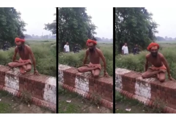 யோகா சொல்லிக்கொடுக்க காலை தூக்கிய குருஜி... - பின்பு நடந்த விபரீதம் - வைரலாகும் வீடியோ...!