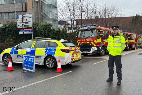 southampton hospital fire major incident declared