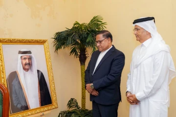 කටාර් රාජ්‍යයේ හිටපු එමීර්වරයාගේ අභාවය වෙනුවෙන් විජිත හේරත් ශෝකය පළ කරයි