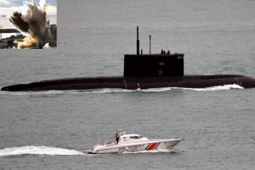 ரஷ்யாவுடனான போரில் முதன்முறையாக நீர்மூழ்கிக் கப்பலை தாக்கிய உக்ரைன்