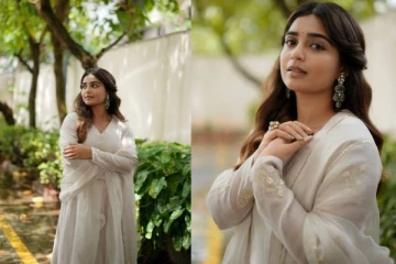 ஹோம்லி லுக்கில் அசத்தும் 96 பட நடிகை.. கலக்கல் ஸ்டில்ஸ்