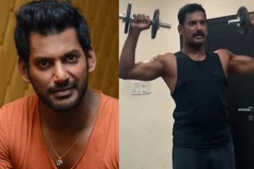 வெறித்தனமாக ஒர்கவுட் செய்யும் விஷால்.. அவரே வெளியிட்ட வீடியோ