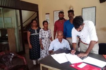 பூநகரி பிரதேச கிராஞ்சி சிவபுர கடற்தொழிலாளர்கள் யாழ் மனித உரிமை ஆணைக்குழுவில் முறைப்பாடு