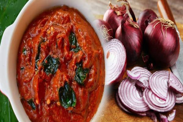 ஆந்திரா பாணியில் காரசாரமாக வெங்காய சட்னி... இப்படி செய்து அசத்துங்க! | Andhra Style Onion Kara Chutney Recipe