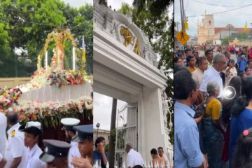 கொழும்பில் அந்தோனியாரின் வருகையில் ஏற்பட்ட மத நல்லிணக்கம்! (Video)