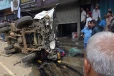 பல வாகனங்கள் மோதி பாரிய விபத்து; நால்வர் பலி