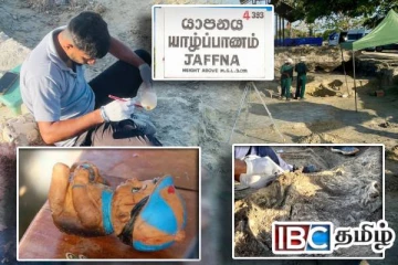 செம்மணி மனிதப் புதைகுழியில் 166 எலும்புக்கூட்டு தொகுதிகள் அடையாளம்