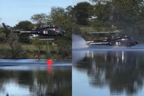 france helicopter crash in lake