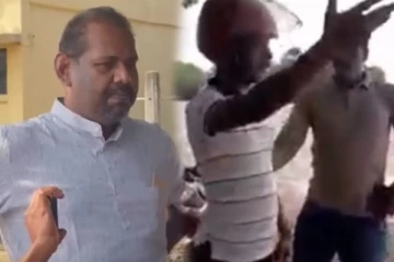 මන්ත්‍රීවරයෙක් සහ පිරිසක් අතර හදිසියේම උණුසුම් තත්ත්වයක්