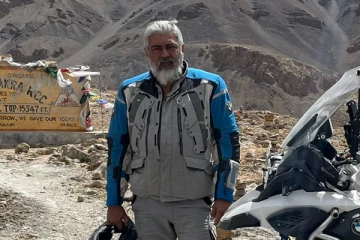 அஜித் லடாக் பைக் ரைடு: இணையத்தில் வைரல் ஆகும் புகைப்படங்கள்