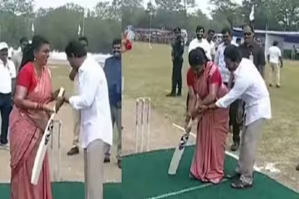 திணறிய ரோஜா; சொல்லிக்கொடுத்த முதல்வர், சிக்சர் தான் - வைரலாகும் வீடியோ! - தமிழ்நாடு