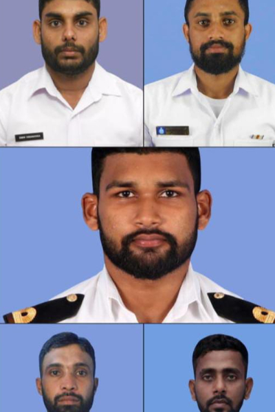 சுண்டிக்குளத்தில் காணாமல் போன கடற்படை வீரர்களின் புகைப்படங்கள் வெளியானது.. | Five Navy Personnel Missing Chundikulam Photos