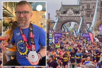 மூன்றே மணி நேரத்திற்குள் மாரத்தான் ஓட்டத்தை முடித்து வீடு திரும்பிய பிரித்தானியருக்கு நேர்ந்த துயரம்