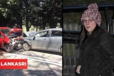 சாரதியை குளவி கொட்டியதால் ஏற்பட்ட கார் விபத்து... பெண் உயிரிழந்ததால் சாரதிக்கு சிக்கல்