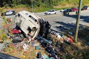 மேற்கு வான்கூவரில் கோர விபத்து